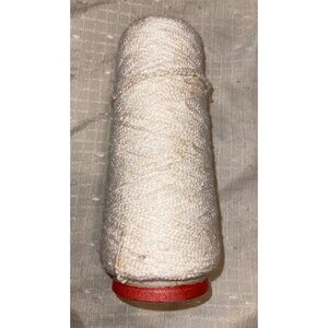 1 Partial Skein Monte Cristo 100% Combed Cotton Worsted Wt Yarn Natural Unscente